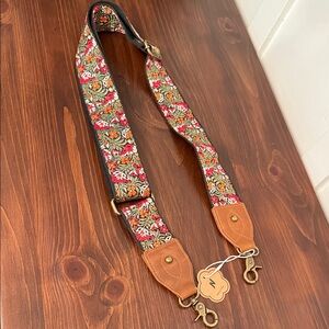 Nefelibata Embroidered Adjustable Crossbody Bag/purse Strap Boho Floral